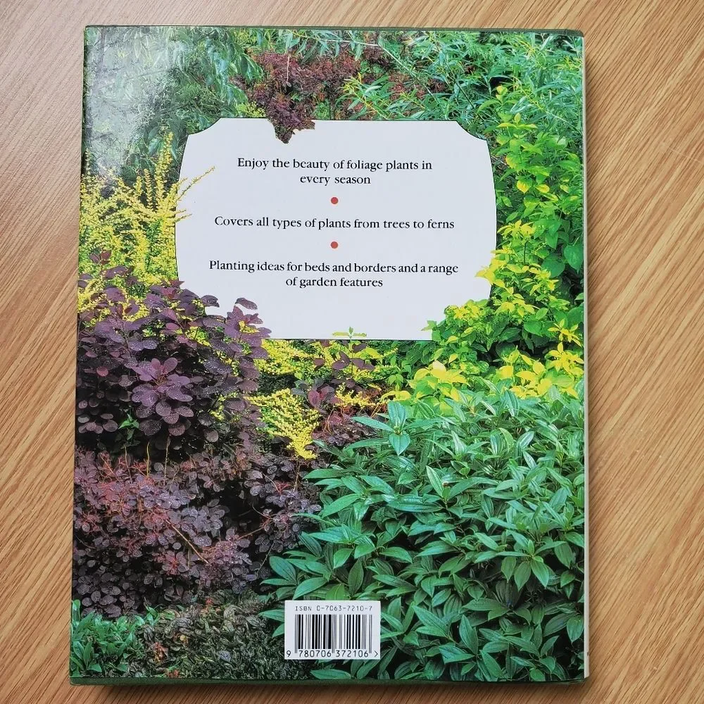 Vintage Foliage for Year Round Colour Hardcover Coffee Table Decor‎ Book